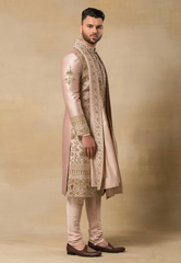 Onion Embroidered Sherwani