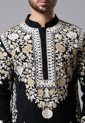 Black Kurta for Men