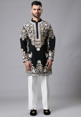 Black Kurta for Men