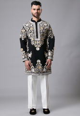 Black Kurta for Men