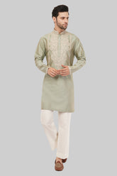 Stylish Pista Green Kurta for Men