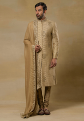 Gold Sherwani Set