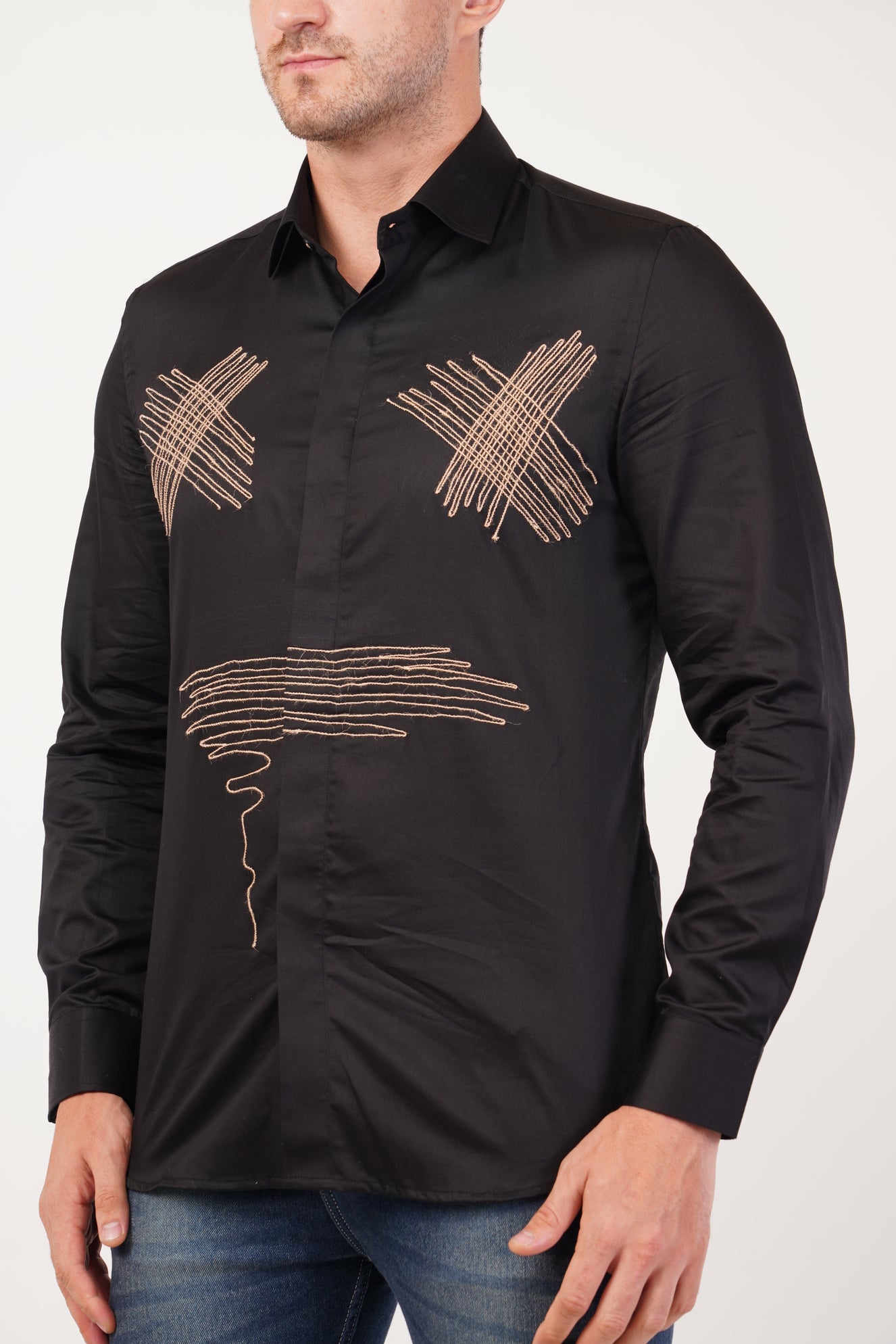 Jute Face Shirt