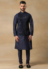 Navy Blue Bundi