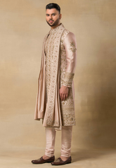 Onion Embroidered Sherwani