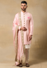 Pink Pista Sherwani