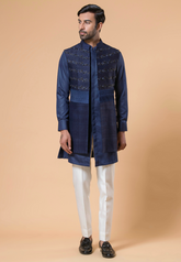 Velvet Hand Embroidered Bundi