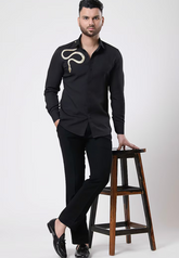 simple embroidery shirt