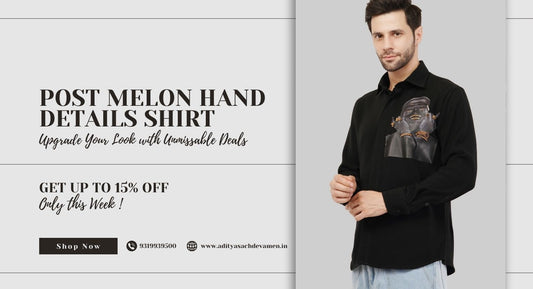 Discover the Elegance of Our Luxe Collection The Post Melon Hand Details Shirt