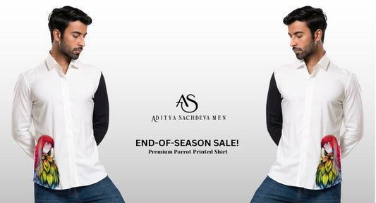 Elevate Your Style with the Premium Parrot Printed Shirt by Aditya Sachdeva
