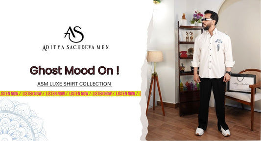Ghost Mood On! Handcrafted Embroidery Shirt – Stylish, Comfortable & Versatile
