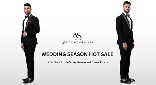 Chic Black Tuxedo Set for Grooms and Formal Events