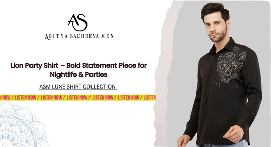 Lion Party Shirt – Bold Statement Piece for Nightlife & Parties