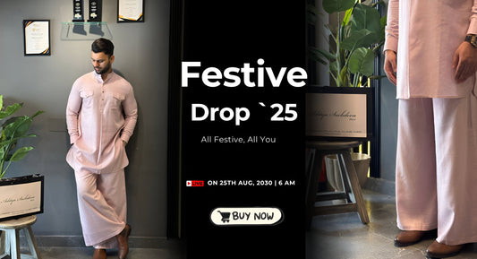 Luxurious Blush Smoke Farshi Pant with Kurta | Designer Ethnic Wear for Men