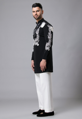 Black Kurta Set for Men