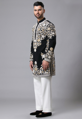 Black Kurta for Men