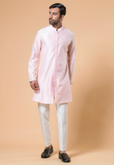 Pink Embroidered Kurta Set