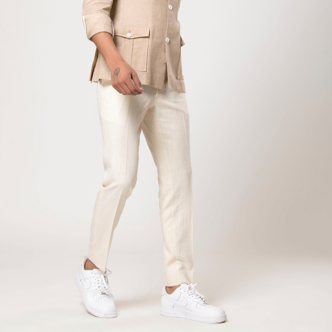 Stylish Linen Ivory Color