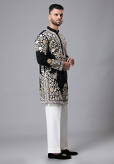 Black Kurta for Men