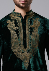 Green Kurta Set