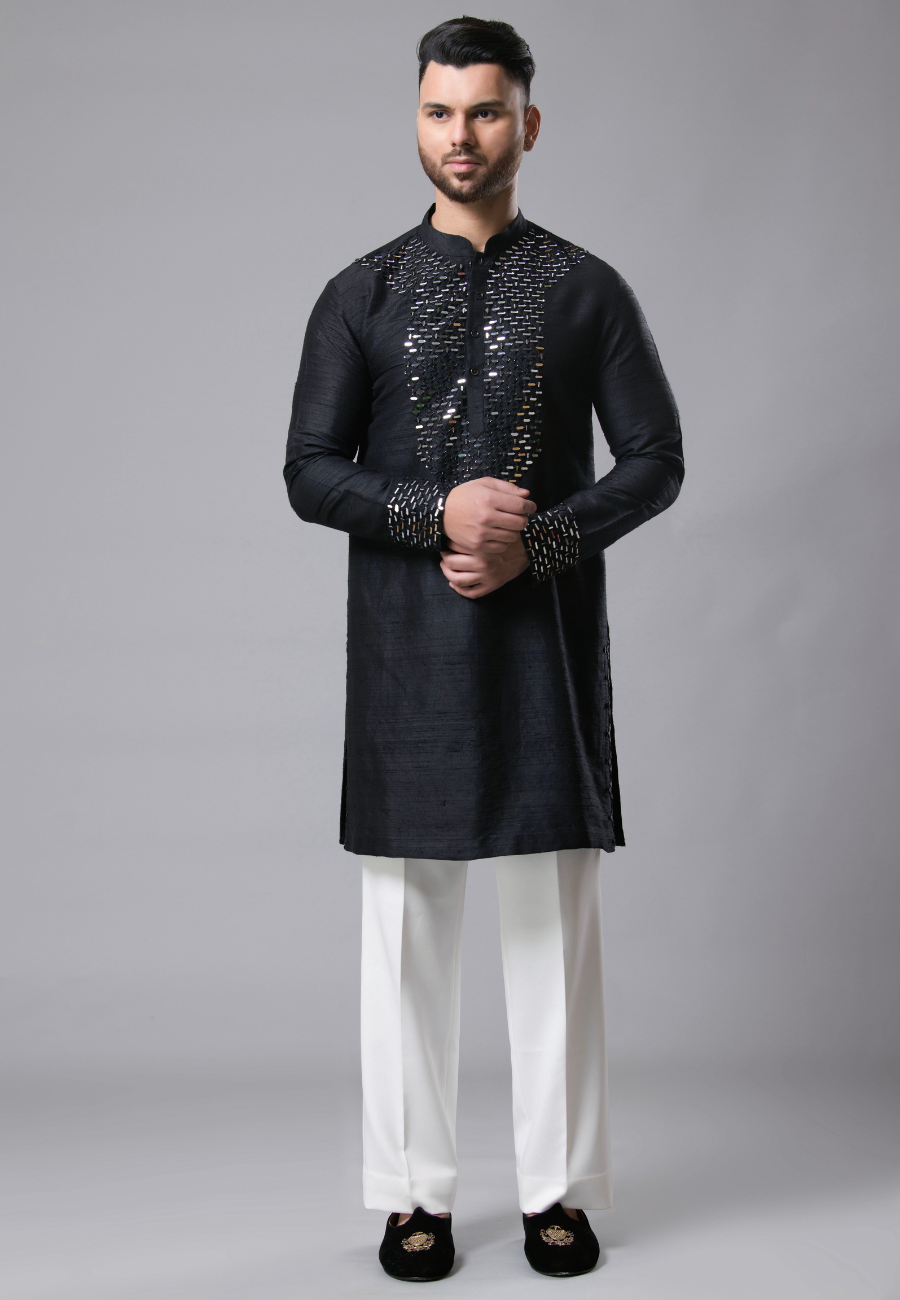 Black Kurta Pajama  
