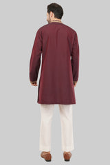 Men's Wine Kurta