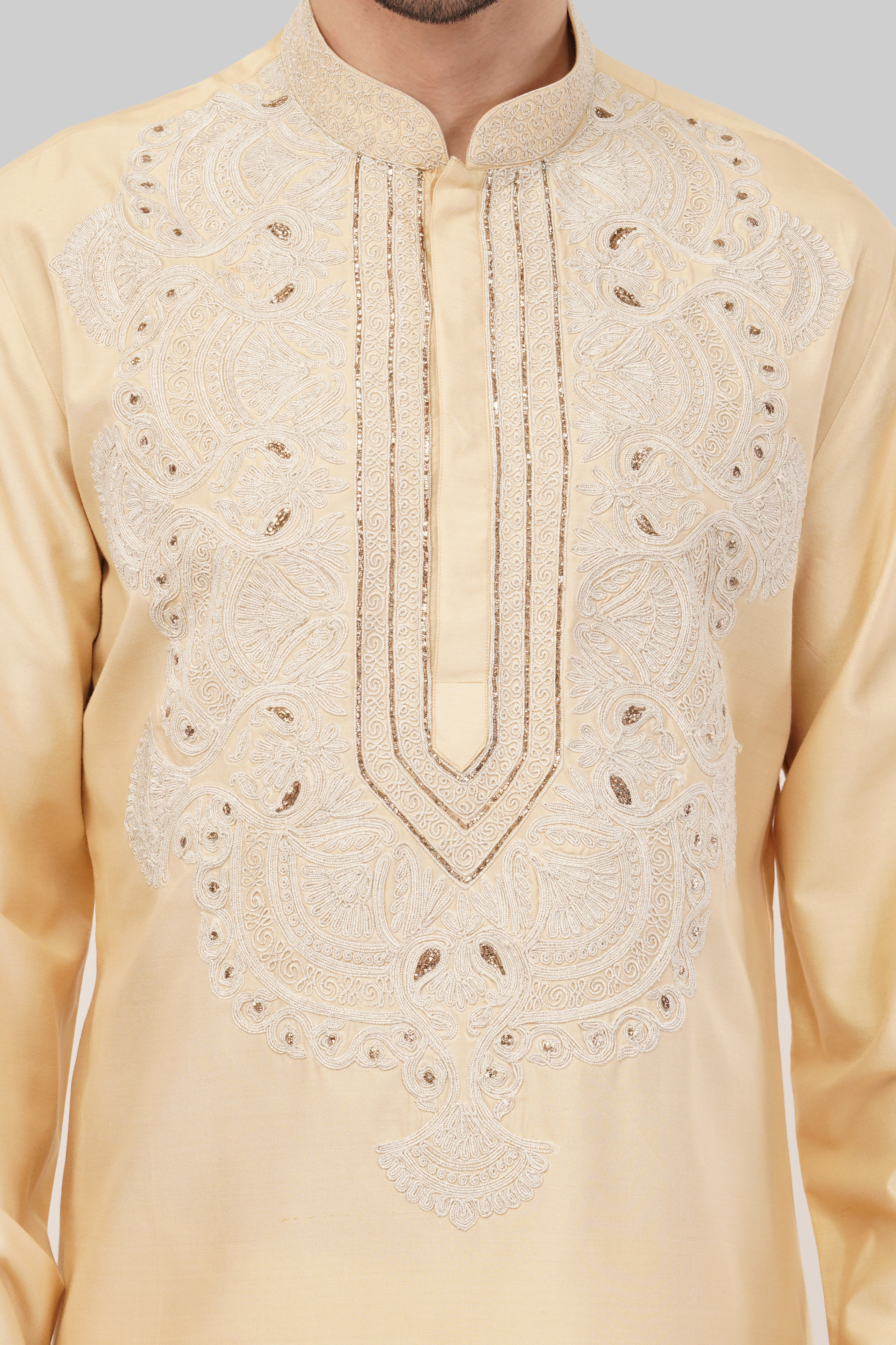 Stylish Men's Embroidered Kurta