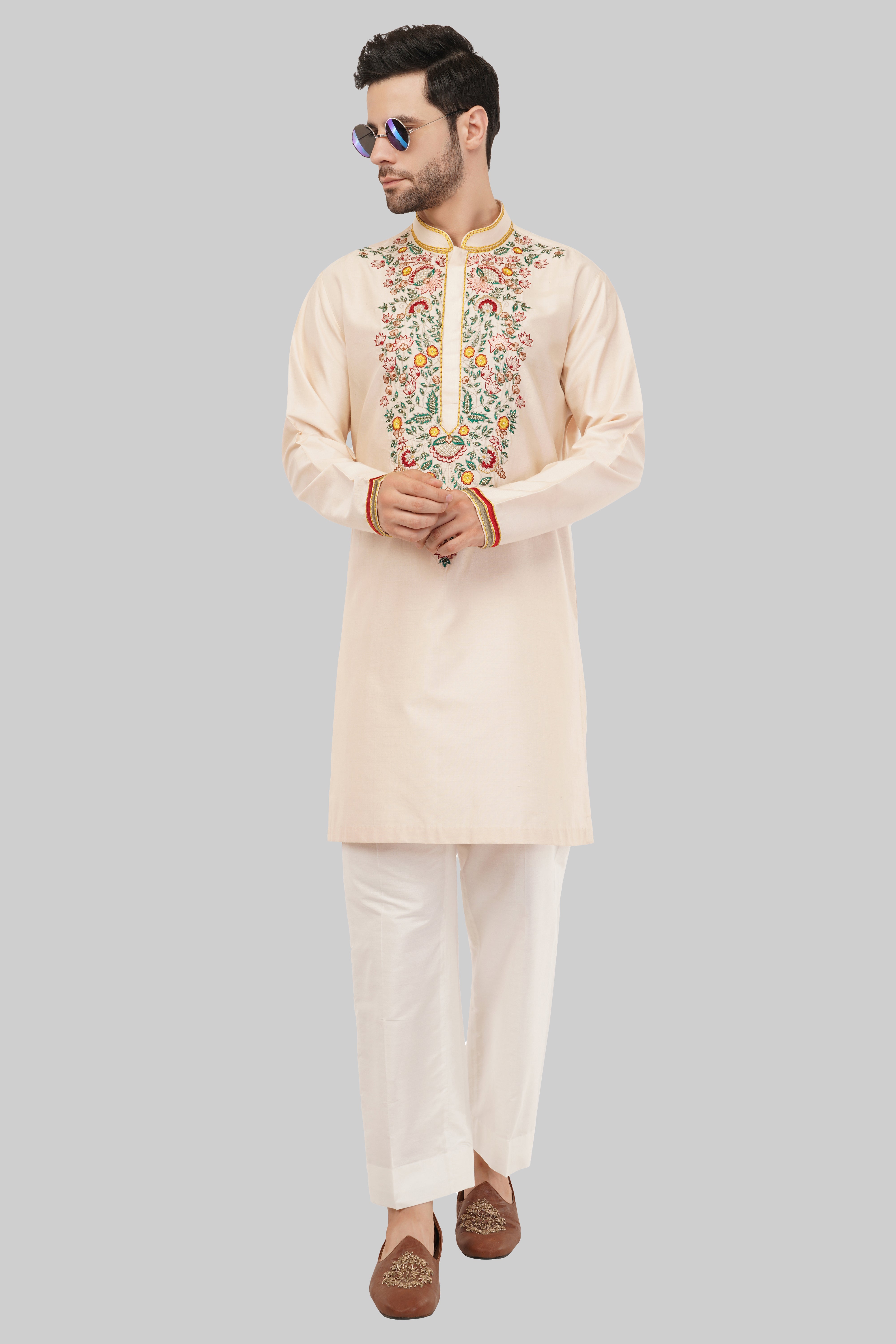 Luxurious Embroidered Kurta for Men