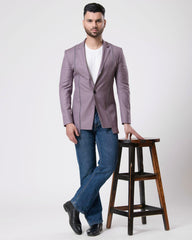 Luxe Purple Blazer for Men