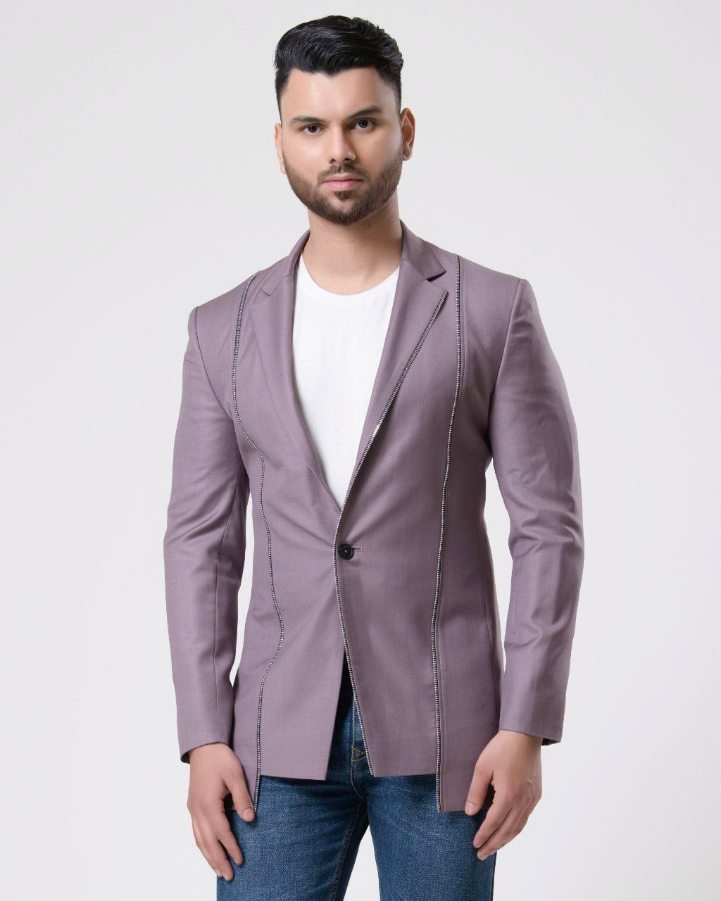 Luxe Purple Blazer for Men