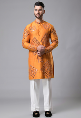 Orange Kurta Pajama 