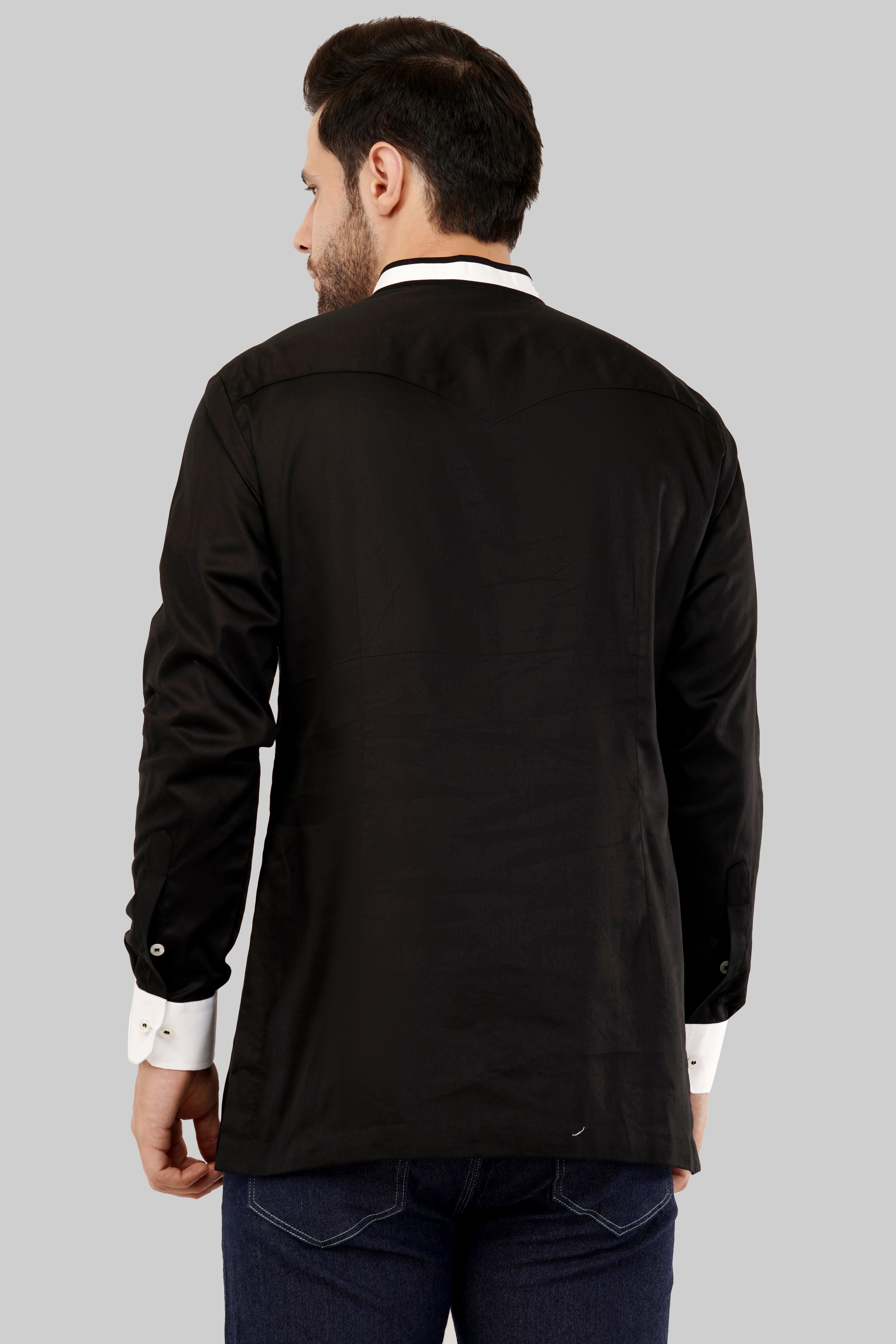 Stylish Black & White Kurta: Your Diwali Must-Have
