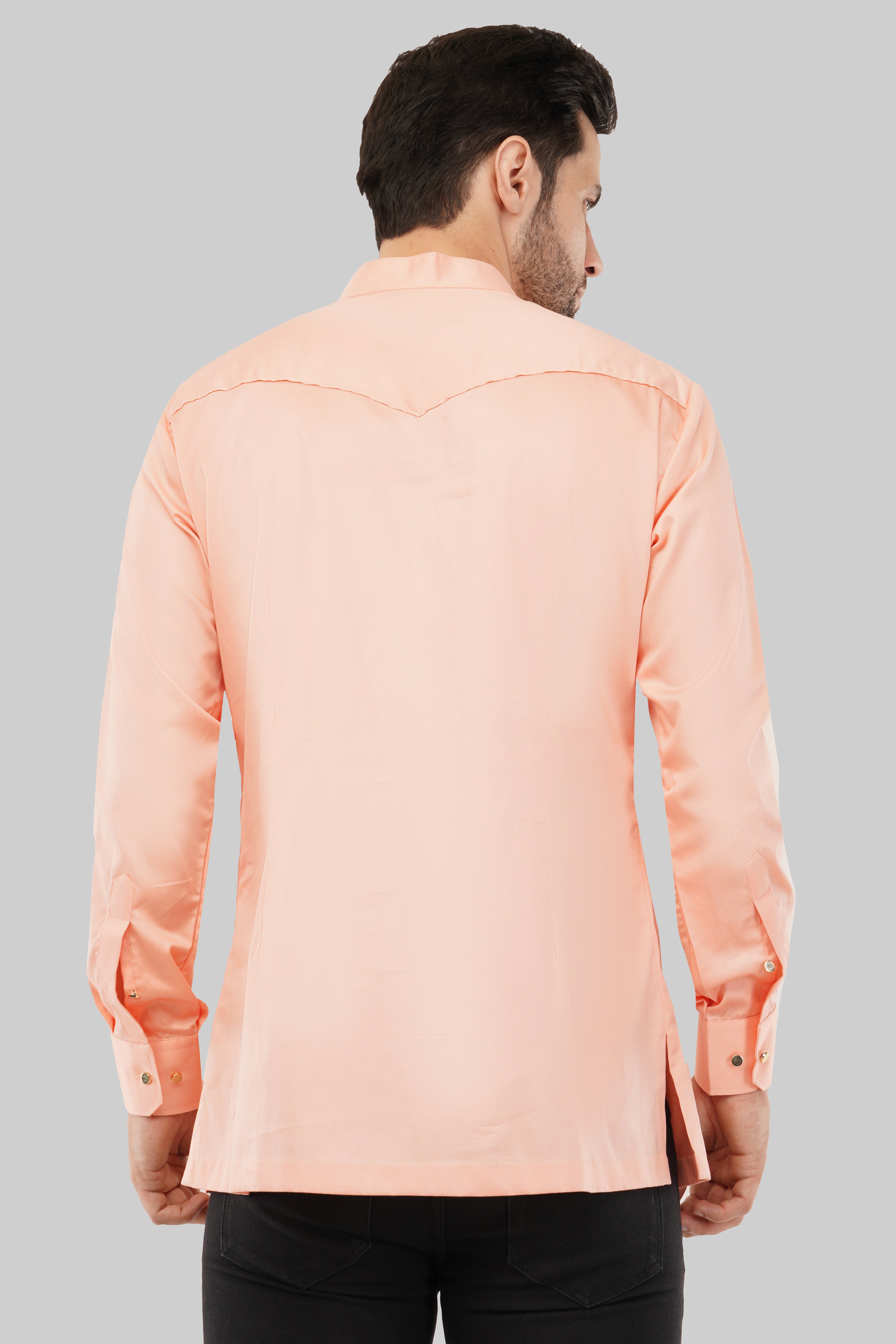 Traditional Meets Trendy: Pink Floral Pocket Kurta