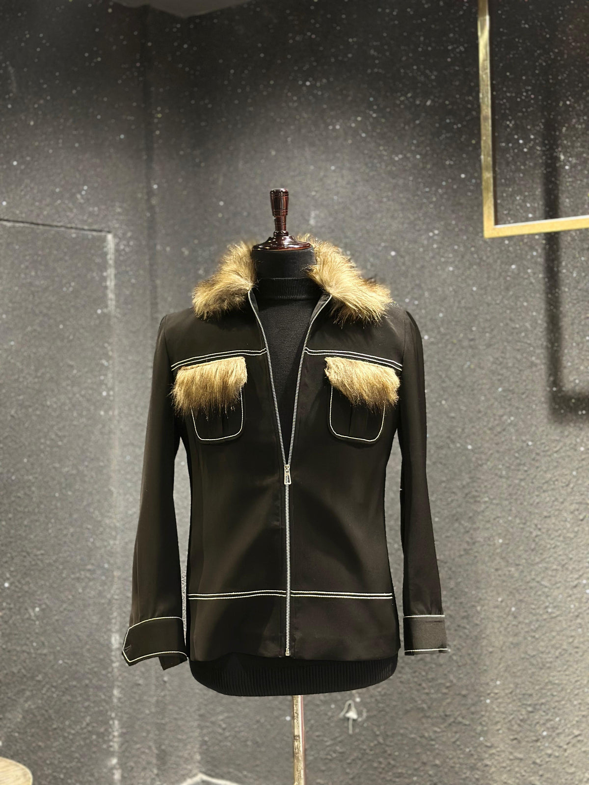 Bloody Furry Jacket.