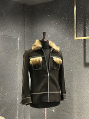 Bloody Furry Jacket.