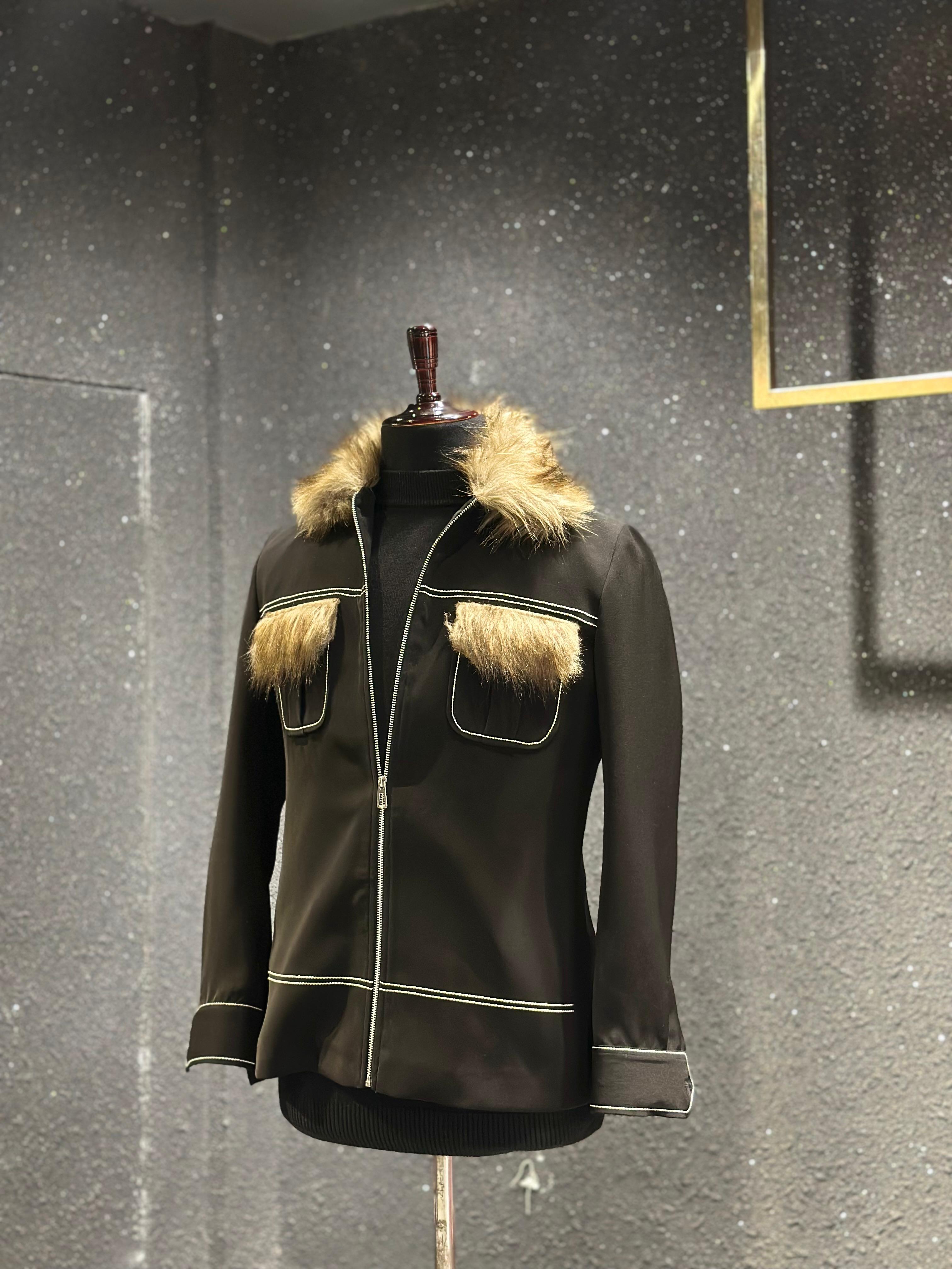 Bloody Furry Jacket.