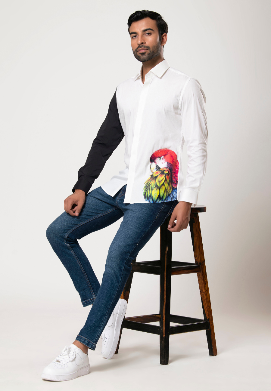 premium cotton check shirt