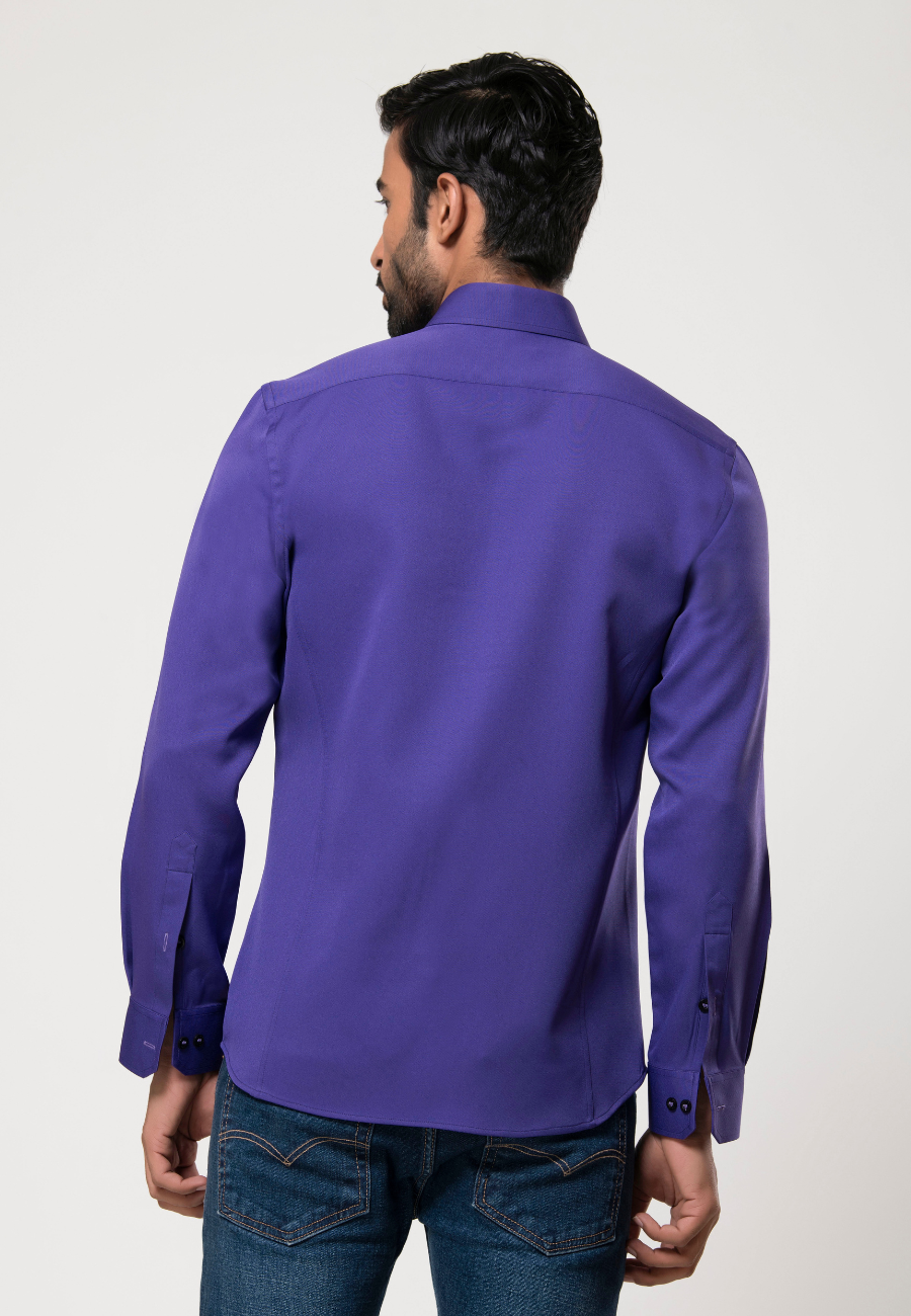 purple shirts for men