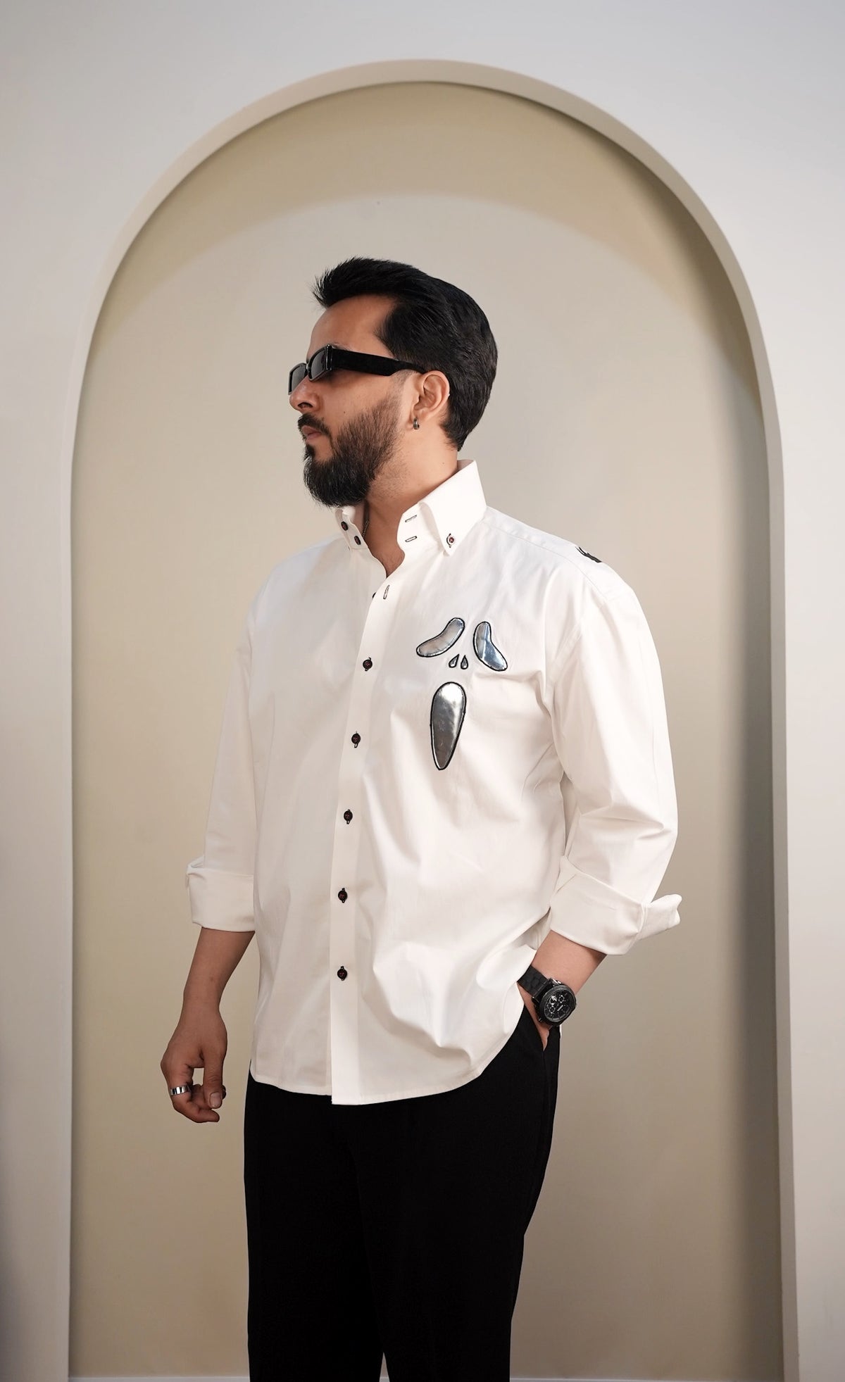 stylish printed shirt for men